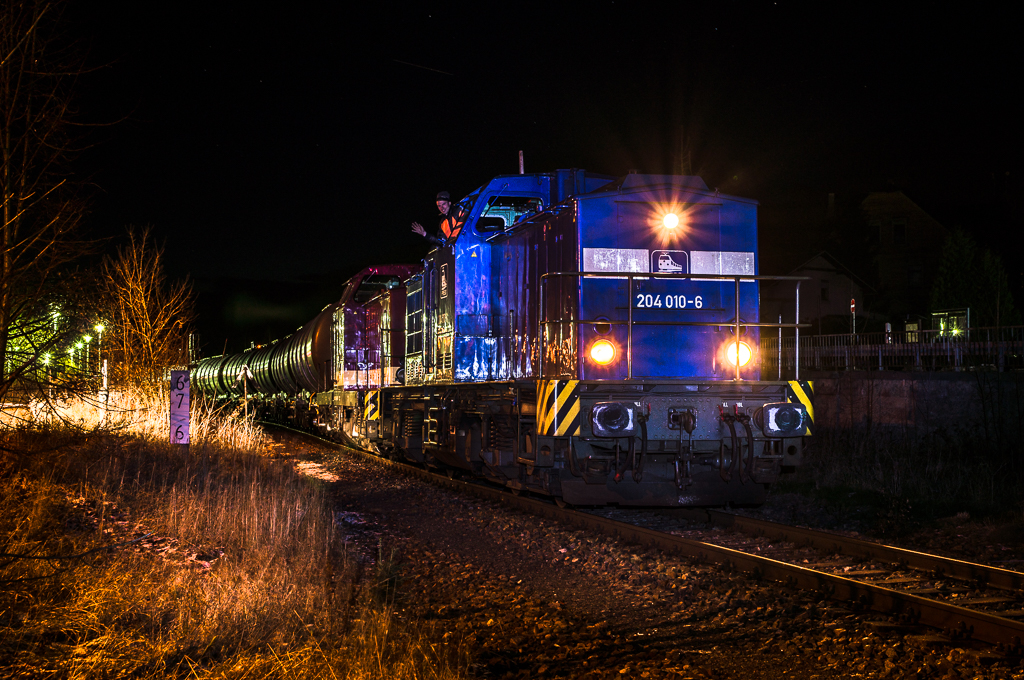  204 010 und 204 237 mit Hauer Kessel in Mehltheuer