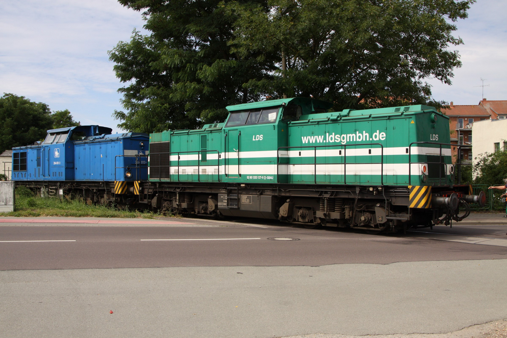 204 013 und 203 127 fahren ins AW Stendal