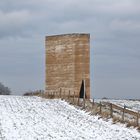 20642 Schnee an der Bruder-Klaus-Kapelle