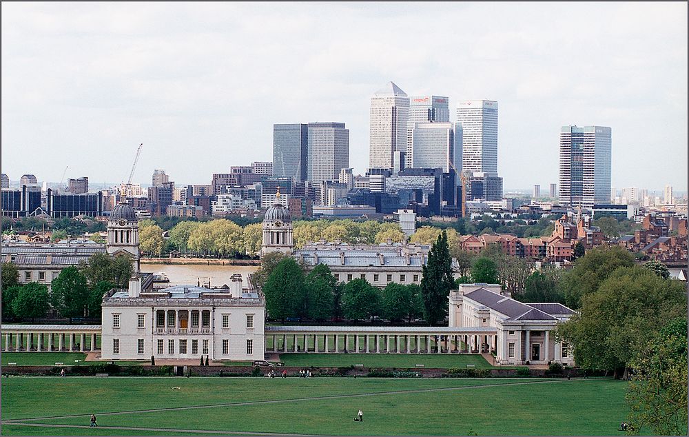 Greenwich - Old Royal Navy College und Docklands von Einfach IchSelbst 