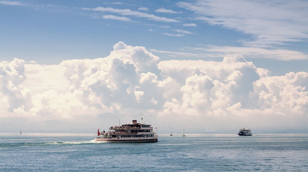 Begegnung auf dem Bodensee von Marianne Kaindl