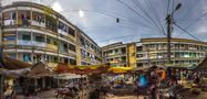 Mercadillo en Saigón . Panorámica  von Antonio Pascual (aoplpo)