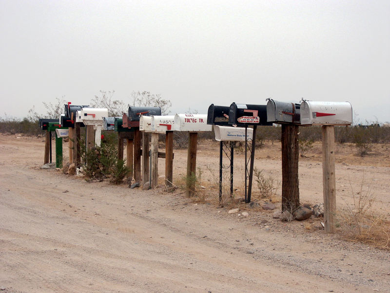 "21 Mailboxes - Arizona USA"