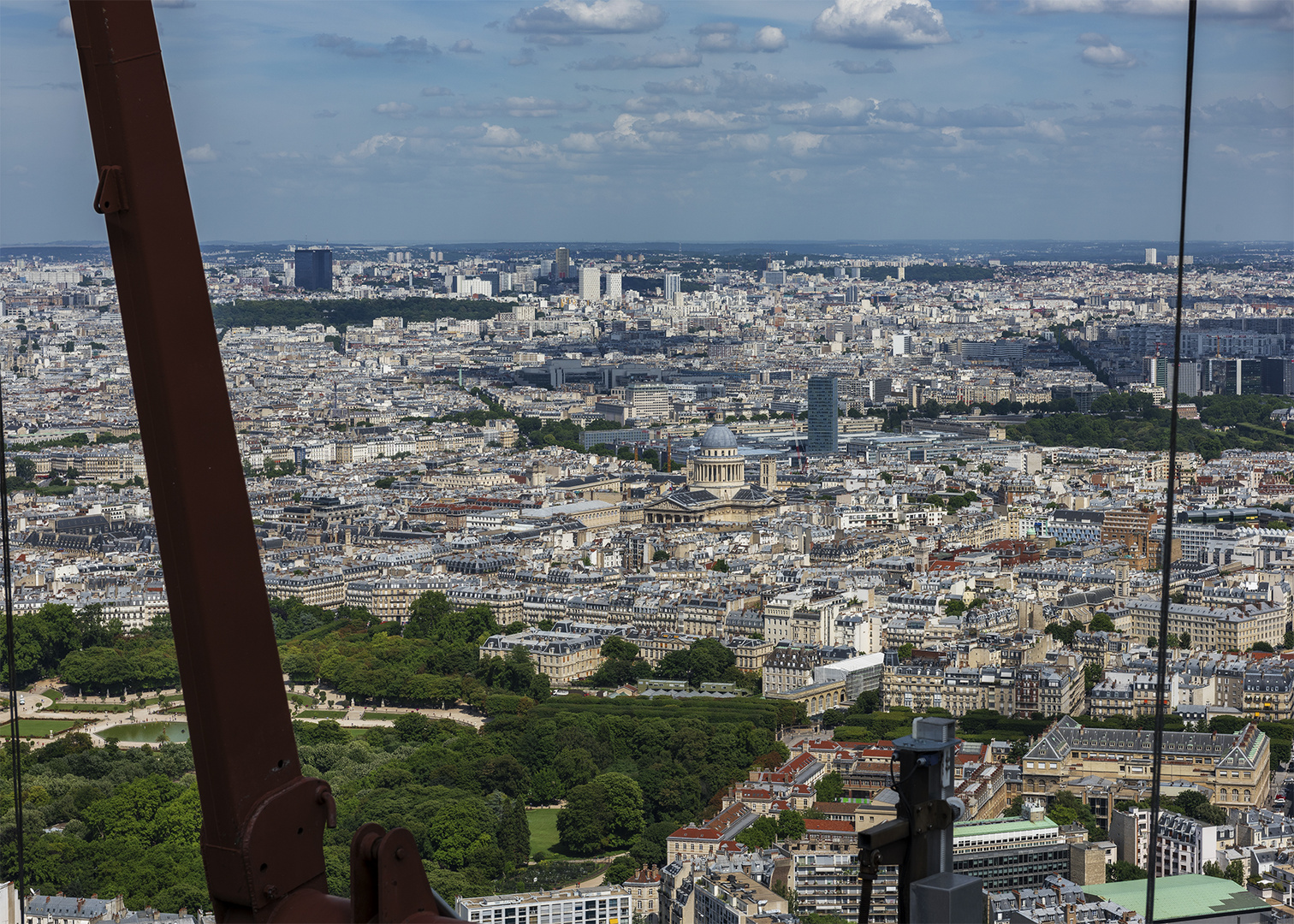 210 m über dem Pantheon