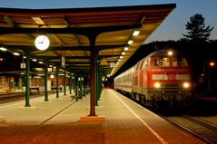 21.08.15 218 366 mit IC in Heringsdorf 