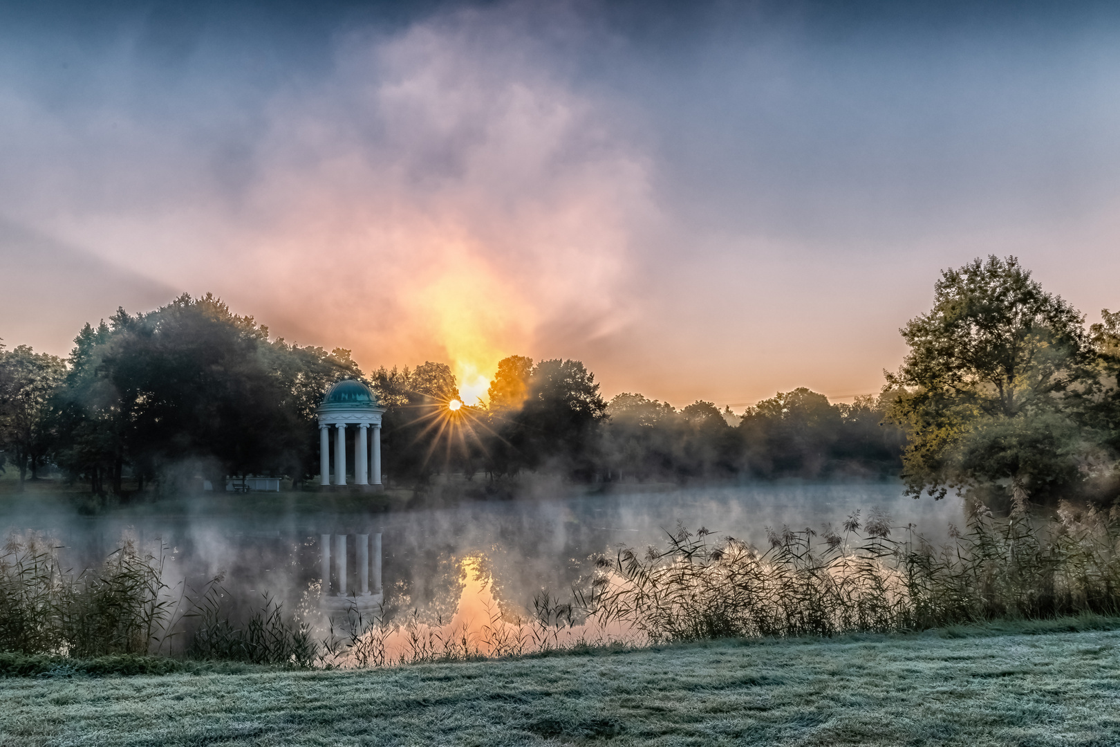 211010-Sonnenaufgang Agra-Park-1