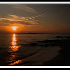 2110_9240 Sonnenuntergang am Mitjorn / Formenterarmentera_R_Sign