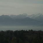 21.11.09 - Säntis-Blick mit Hochnebel