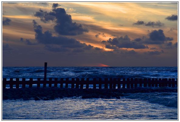 21:57 Uhr an der Nordsee