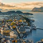 2167Q Alesund Hafen Panorama