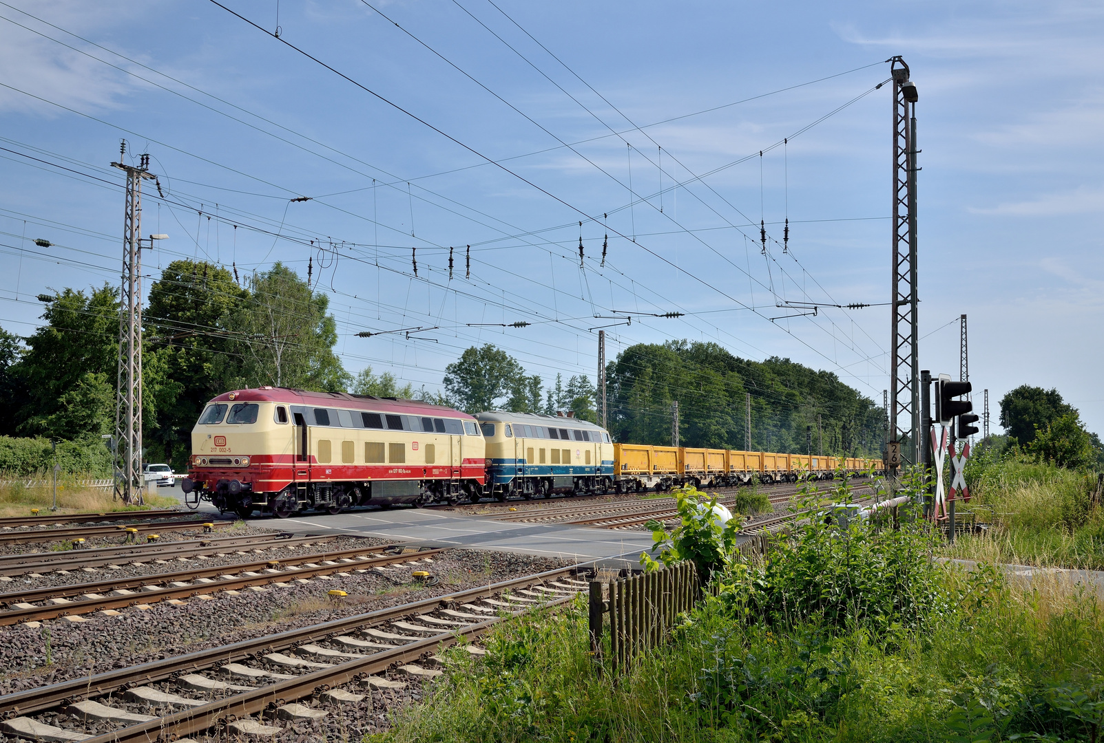 217 002 + 218 472 am 25.06.19 in Hamm-Selmig