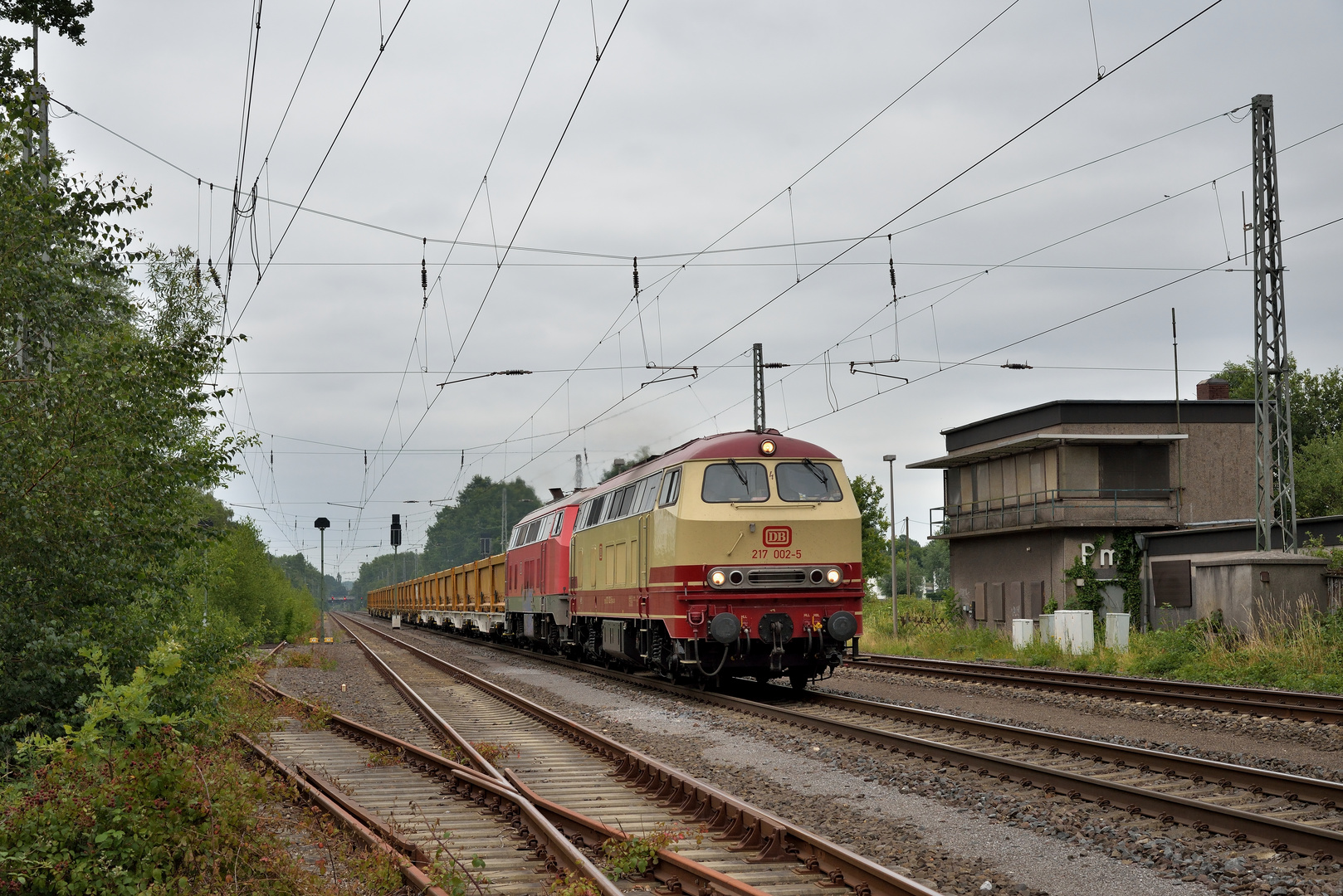 217 002-5 --Ascherslebener Verkehrsgesellschaft mbH AVG-- + 218 249-1 am 16.07.19 in Hamm-Pelkum III