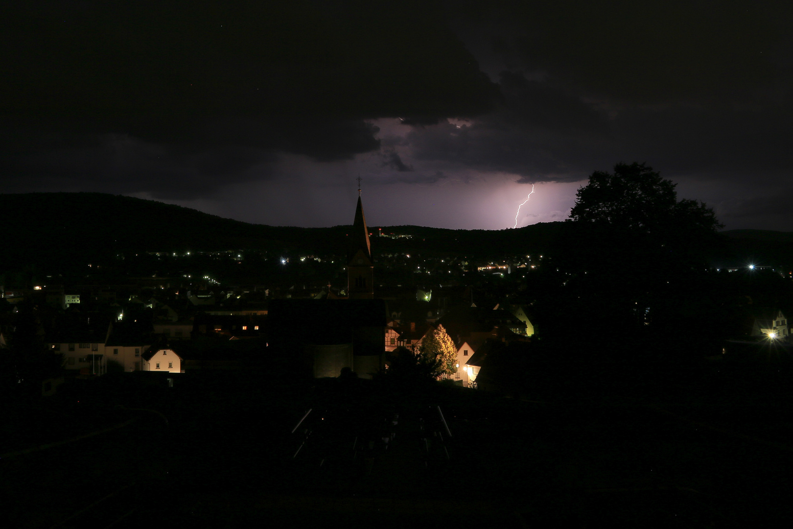 21.7.17 Gewitter über Goldbach