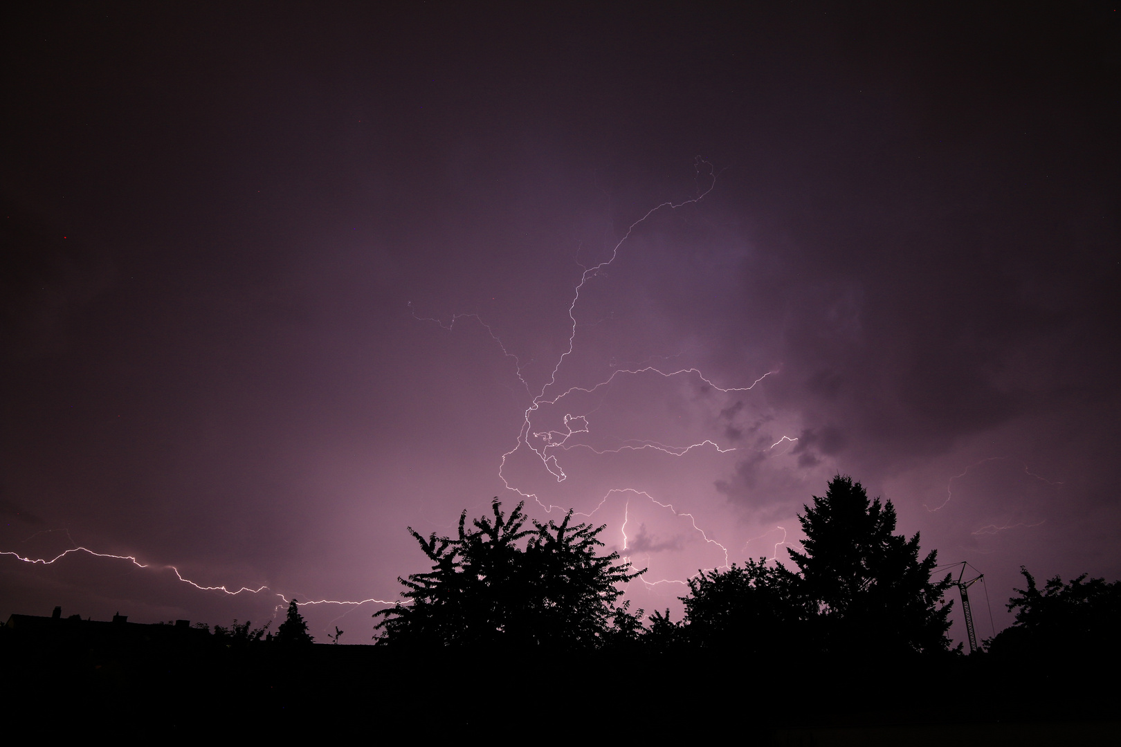 21.7.17 Gewitter über Goldbach