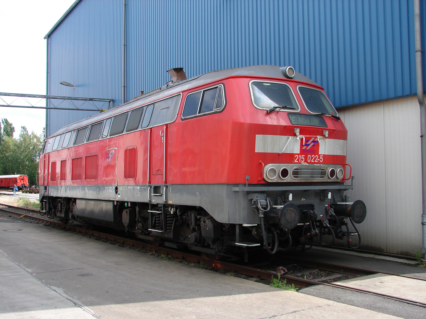 218 022 im Ausbesserungswerk (Aw) Bremen-Sebaldsbrück