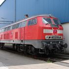 218 022 im Ausbesserungswerk (Aw) Bremen-Sebaldsbrück