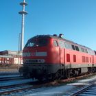 218 158 im Bahnhof Soltau