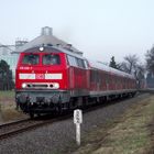 218 208 auf der RB23 / Abschnitt Erfttalbahn südlich des Hp Zuckerfabrik