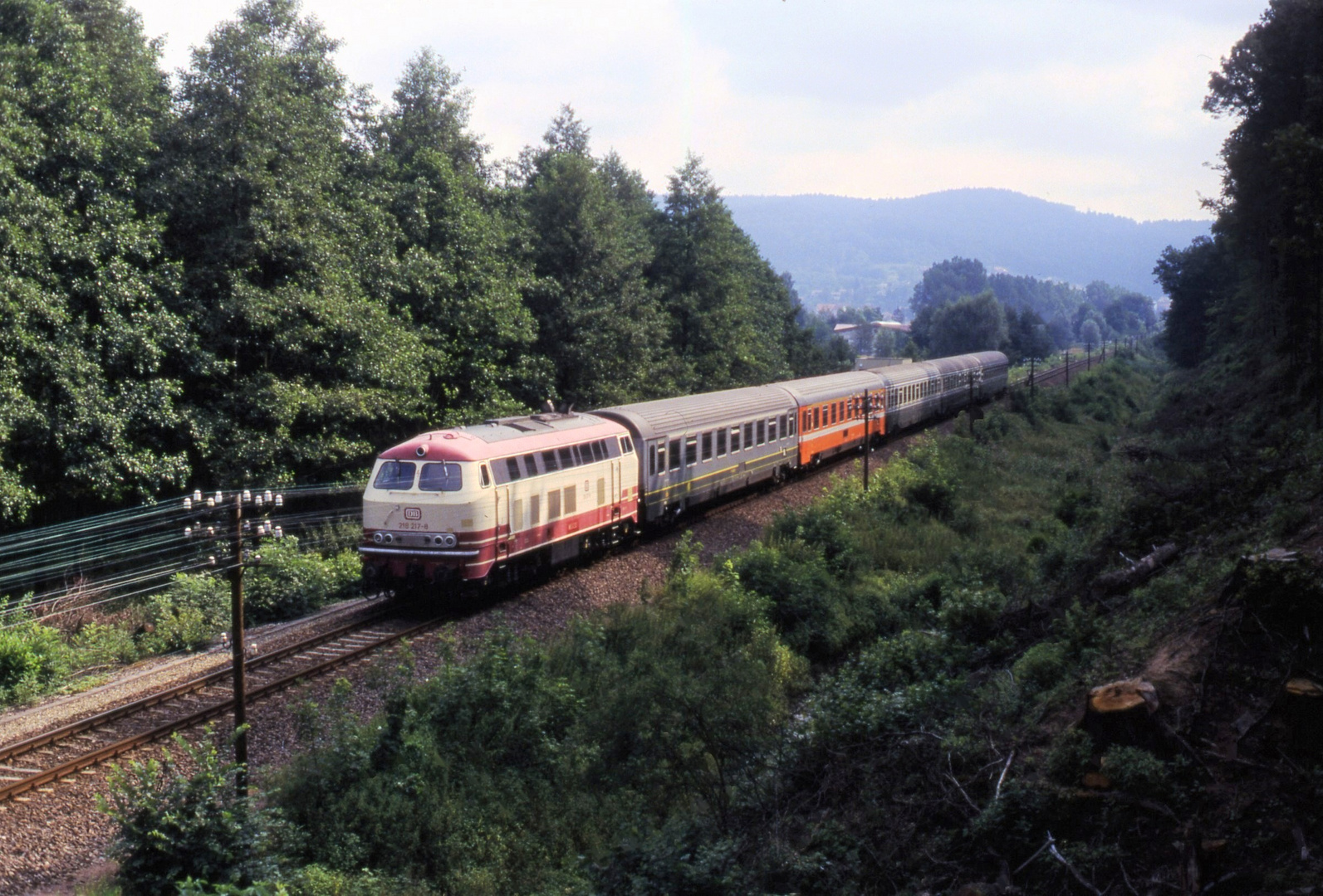 218 217 mit D 387 bei Oppenweiler