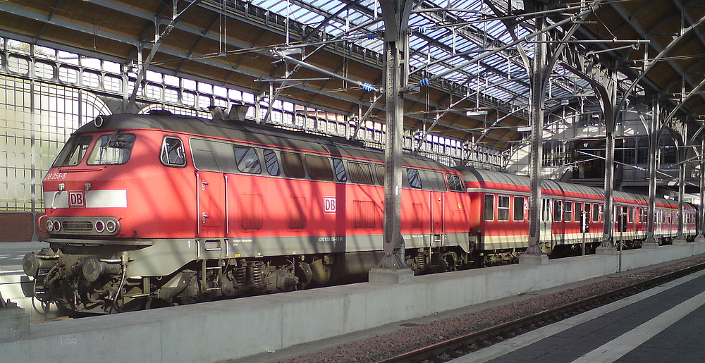 218 256-6 im November 2008 Lübeck Hbf