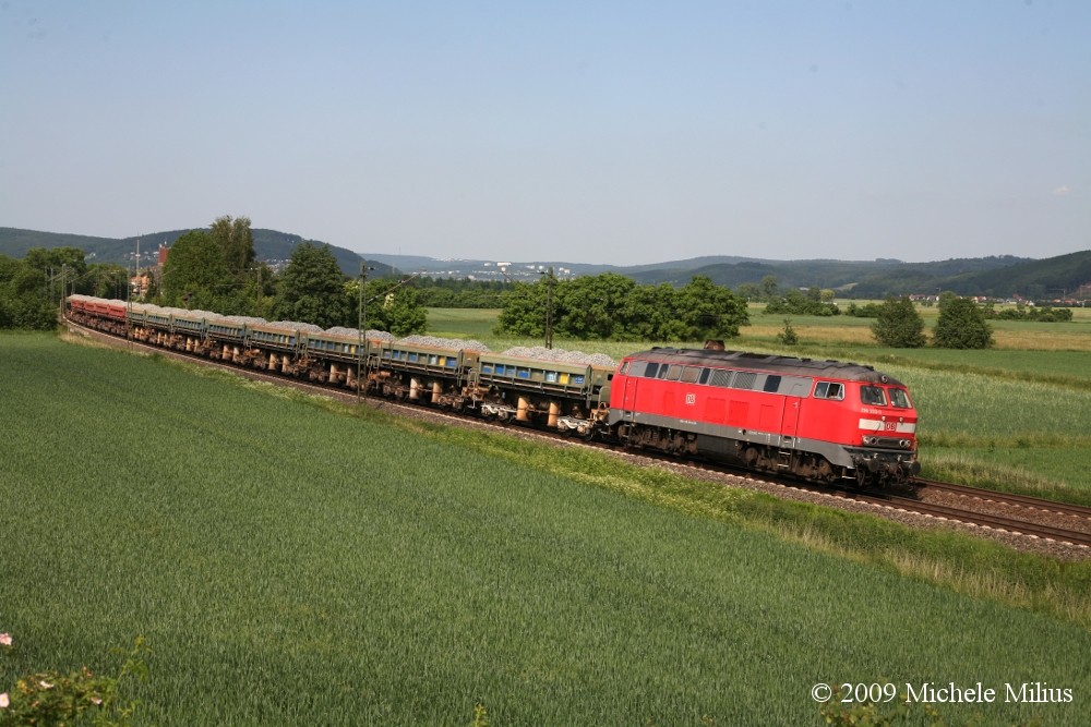 218 333 - Seltener Baureihen-Gast auf der MWB