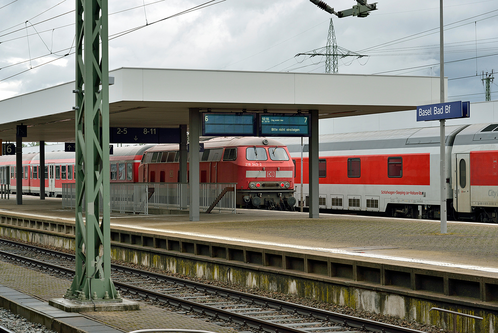 218 3432 in Basel Bad Bf Foto & Bild dampf, diesel und eloks, eisenbahn, verkehr