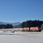 218 429-9 + 218 411-7 mit IC 2012 am 25.01.22 in Unterthalhofen