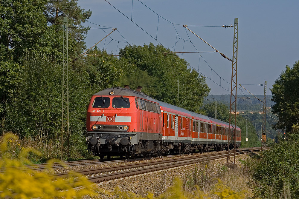 218 436 mit Ihrem Sonderzug