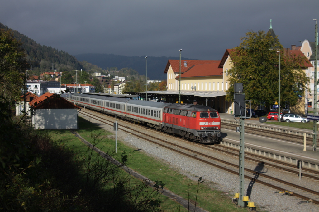 218 494 mit InterCity in Immenstadt