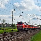 218 499 auf Abschiedsfahrt im Südwesten