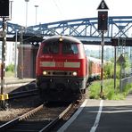 218 Einfahrt Gleis 8 Freiburg HBF