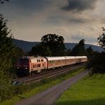 218-Wendezug auf der Hochrheinbahn (bearbeitet und neu hochgeladen)