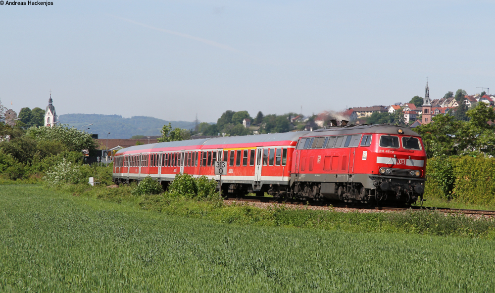 218er Im Ersatzverkehr am Hochrhein