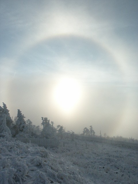 22°-Halo im Eisnebel