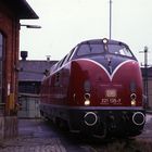221 135 im Bw Würzburg 1998