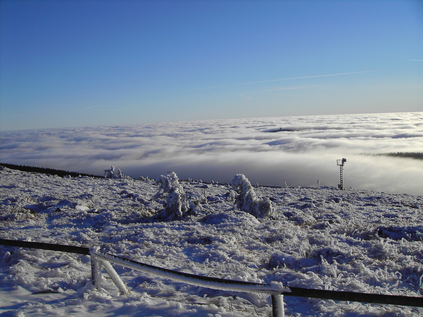 22.12.2006 :Über den Wolken auf dem BROCKEN im Harz