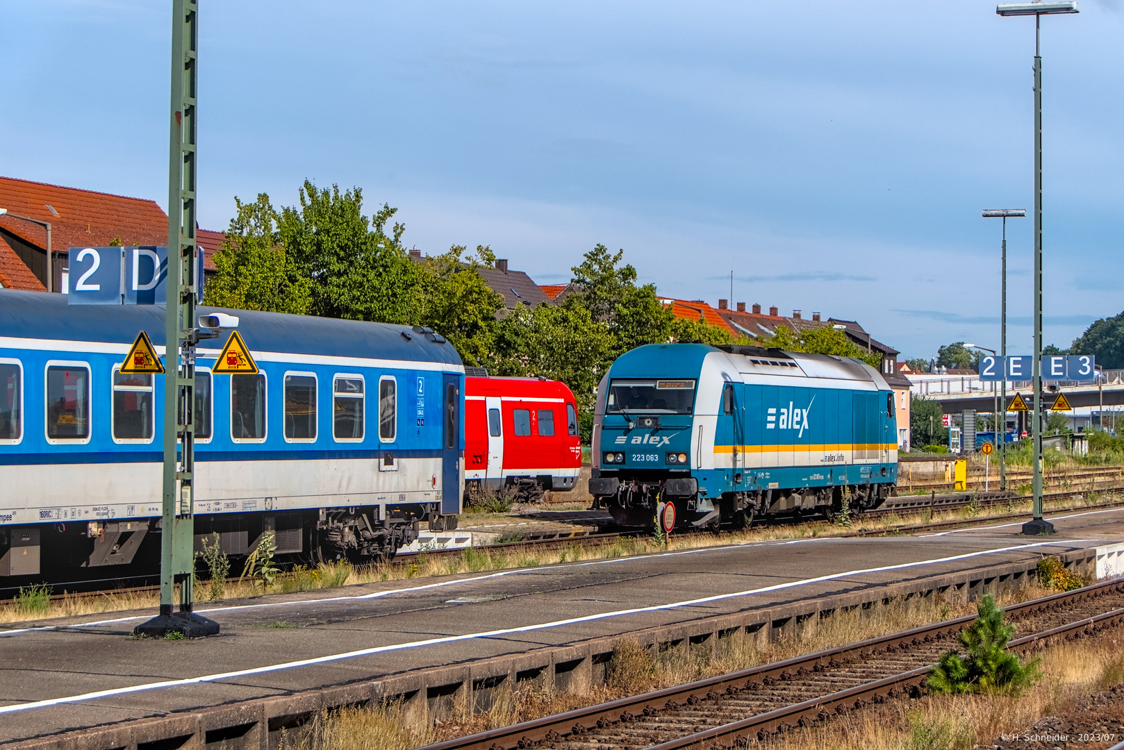 223 063 für die Fahrt nach Prag