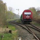 223 101 von der OHE steht in Wittenburg am 1April2014