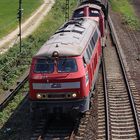 225 133-8 SBS Stuttgarter-Bahnservice und 212 042-6 DB