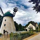 22744 Impression am Weserradweg (Holländer Windmühle Tündern)