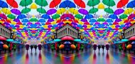 Colorful Umbrellas von Rainey