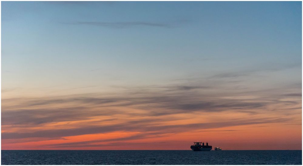 23 Uhr auf der Ostsee Richtung Oslo