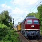 232 223-8 mit Bauwagen auf der GuB Hannover