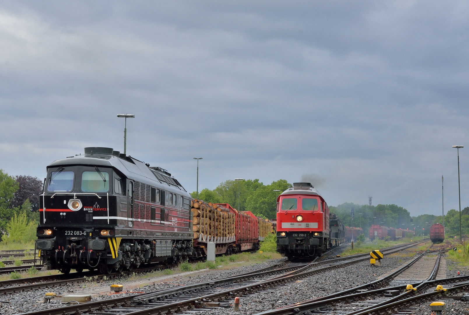 232 259-2 + 232 083-3 --EBS-- am 26.05.21 in Sennelager