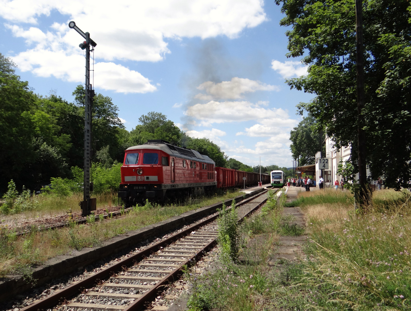 233 511 als Umleiter zu sehen in Pößneck