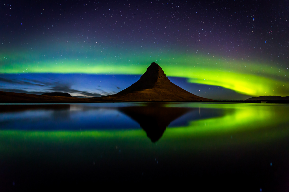 Aurora und sternen von Sus Bogaerts 