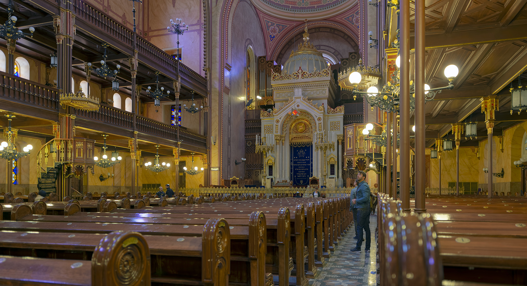 2363M jüdische Synagoge Budapest Ungarn innen