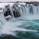 gefrorener Goafoss