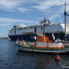 24. Juli 2019 Auslaufendes Schiff in Kiel
