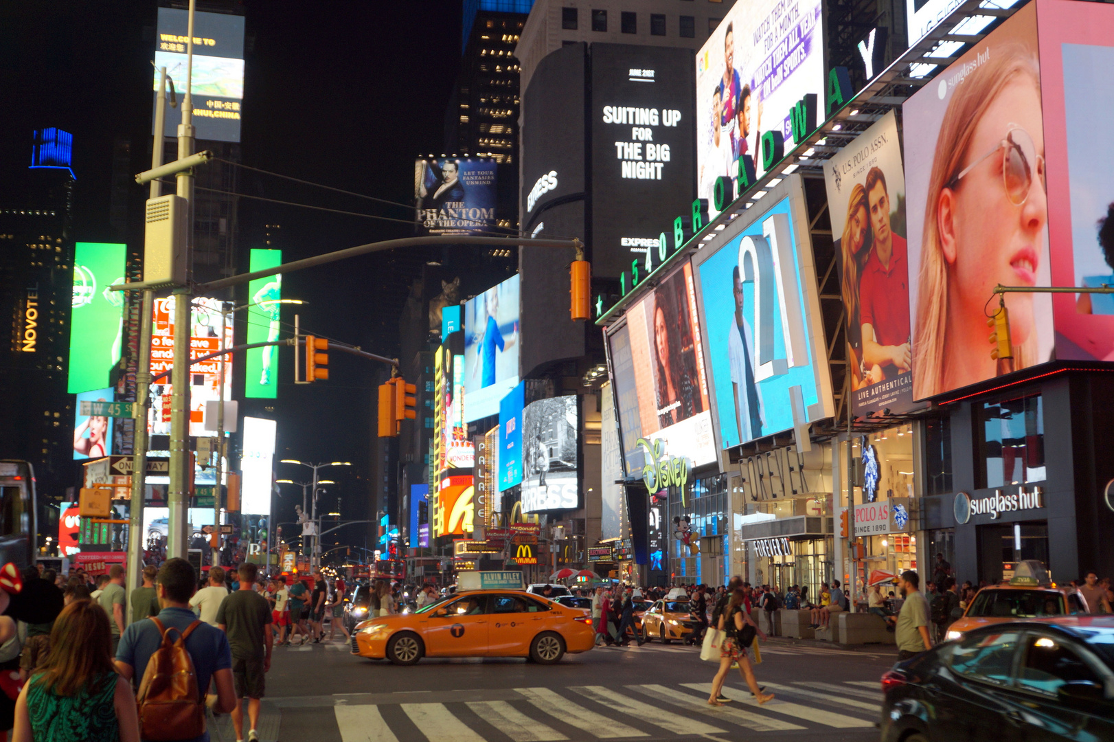 24.00 Uhr am Times Square